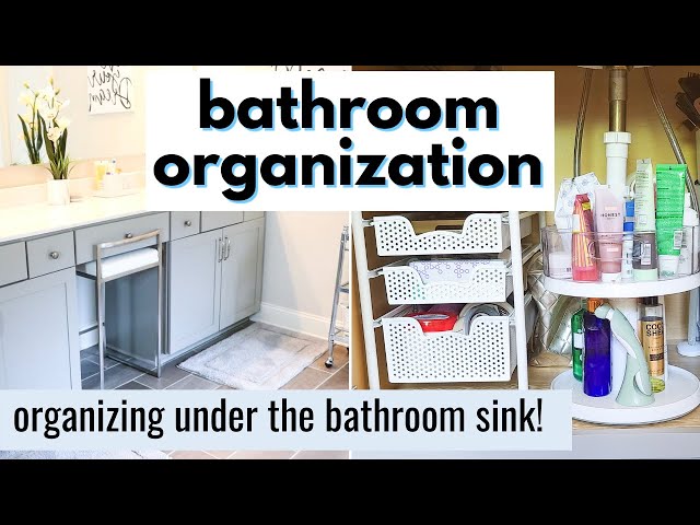 Under Bathroom Sink Organization | EXTREME Organize with me 2021