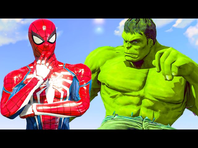 HULK vs SPIDER-MAN PS4 | UNDERWATER FIGHT - What If Battle Superheroes