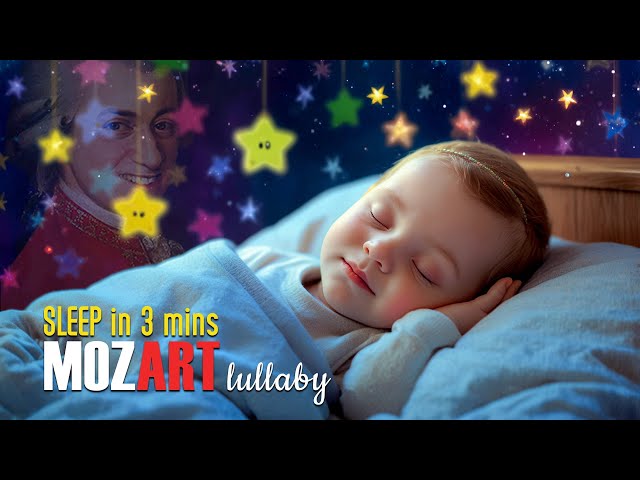 Sleep Instantly Within 3 Minutes | Baby Sleep Music | Sleep Music for Babies Mozart Brahms Lullaby