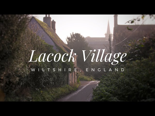 Lacock, England, a beautiful village and morning walk.