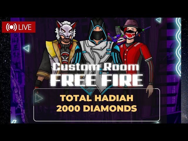 🔴CUSTOM ROOM BERHADIAH TOTAL 2K DM FREE FIRE X NARUTO #shorts #freefire