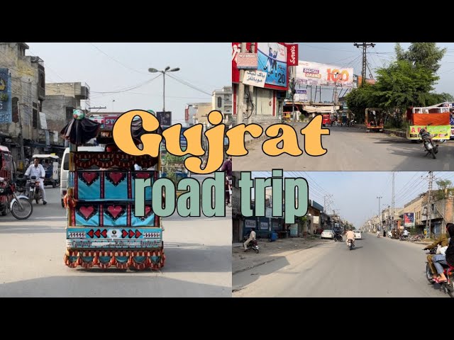 4k Gujrat Pakistan Today's Video Gujrat City Tour | Roads of Gujrat #pakistan #punjab