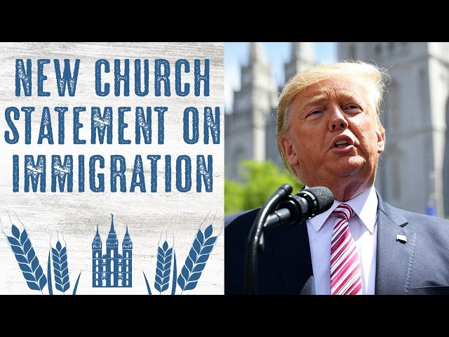 NEW Official Church Statement on Immigration - It's Like the "Mormon" Moment Again!