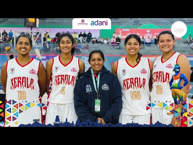 "SILVER MEDAL GLORY! Kerala 3x3 Women's Basketball Team at 38th National Games"