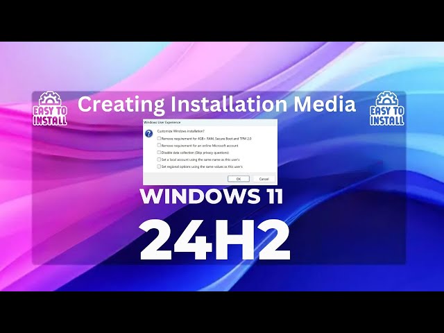 Download Windows 11 24H2 and make bootable installation media for FREE!