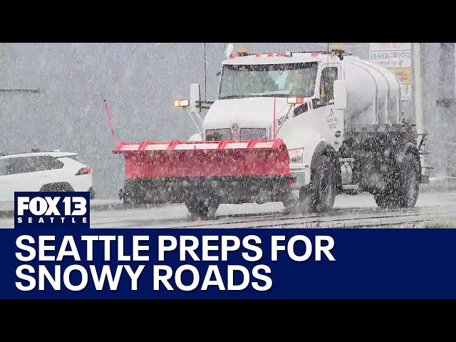 Seattle preps for snowy roadways | FOX 13 Seattle