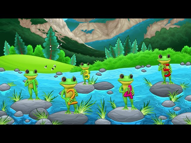 nursery rhymes 5 little speckled frogs