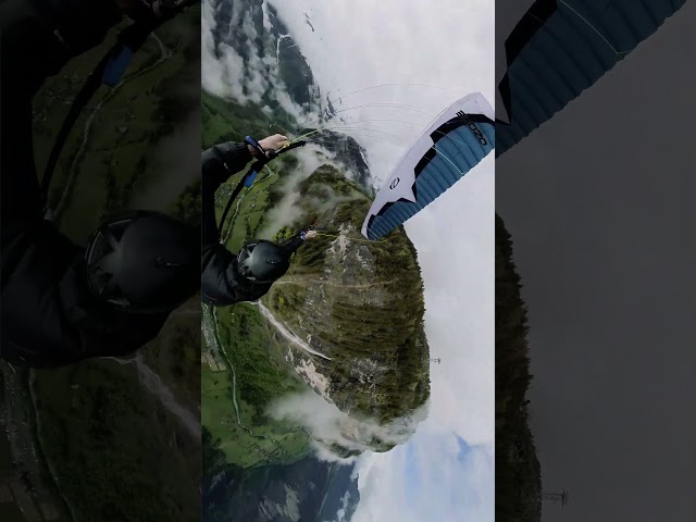 Speed Flying Swiss Alps on an 11m Wing ☁️🪂 (360 POV)