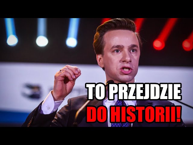 BOSAK Z NAJMOCNIEJSZYM PRZEMÓWIENIEM  W HISTORII!!