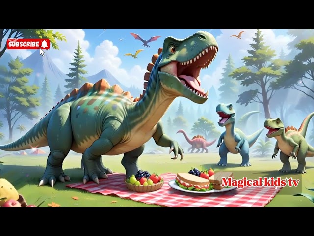 Dinosaur picnic / نزهة الديناصورات / 恐龙野餐 / kids song