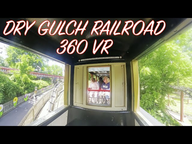 Hersheypark 360 - Dry Gulch Railroad [8K VR 360]