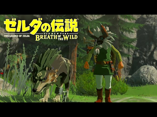 ウルフリンクと戯レル - ゼルダの伝説 ブレス オブ ザ ワイルド -