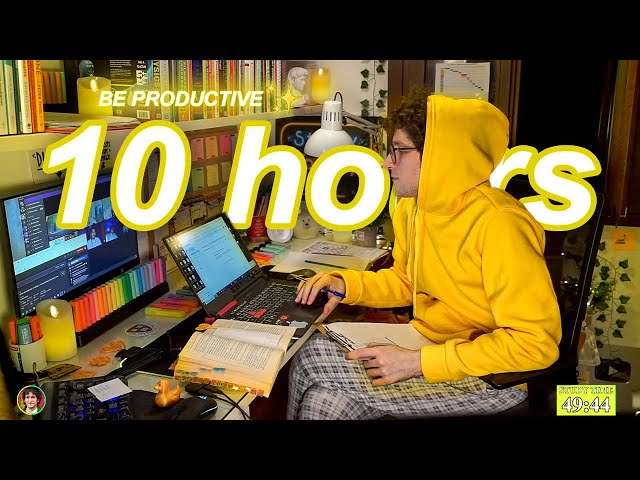 STUDY WITH ME LIVE | 12 HOURS ✨ Harvard Alumnus, Chill Work With Me, Rain Sounds, Pomodoro Timer