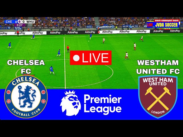 LIVE 🔴 CHELSEA vs WESTHAM UNITED || English Premier League || Full Match All Goals || Pes 21