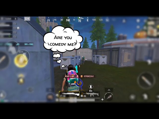 PUBG MOBILE is Orginal BGMI is fake because enemies can hit me in cover 14 Kills adrenaline rush