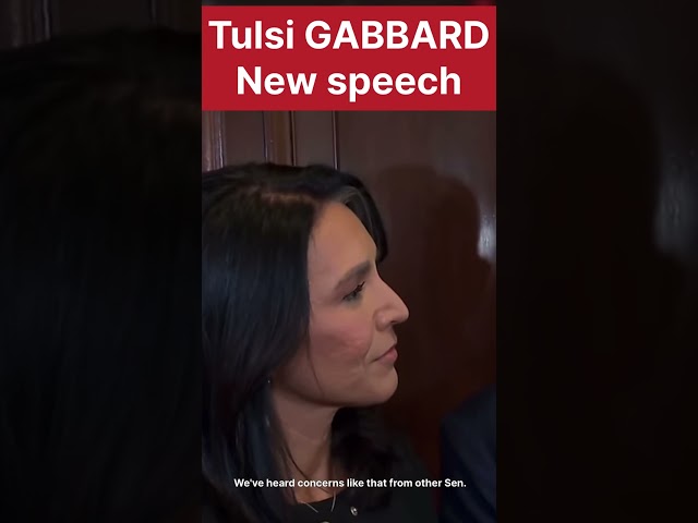 Tulsi Gabbard latest news today | Tulsi Gabbard speech 2025