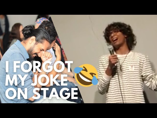 i forgot my joke on stage