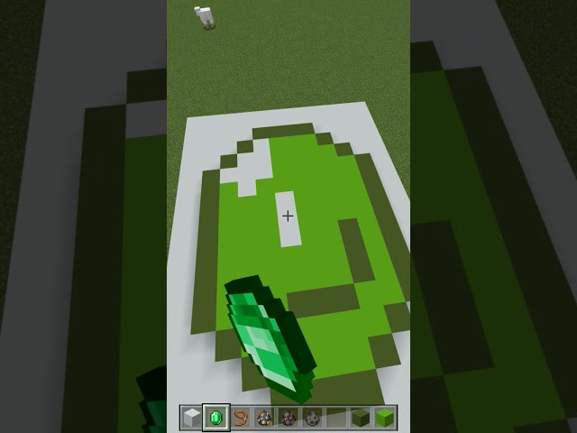 World's Biggest Emerald in #minecraft (worlds smallest violin)#shorts #shortsvideo #minecraftdaily