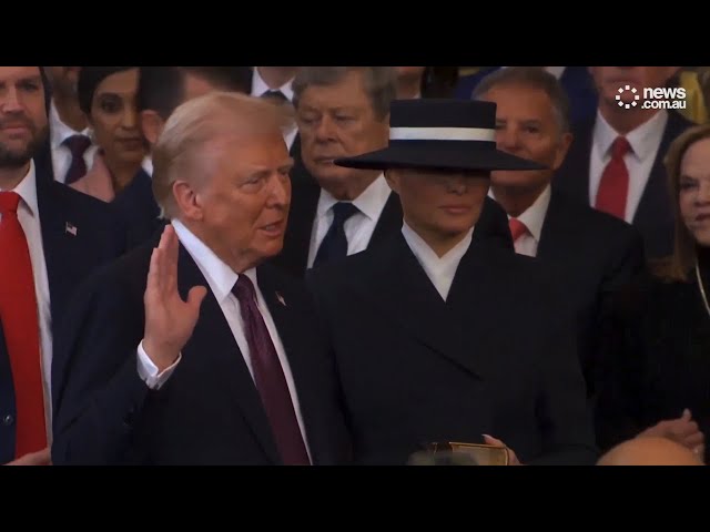 Donald Trump sworn in as US President for the second time