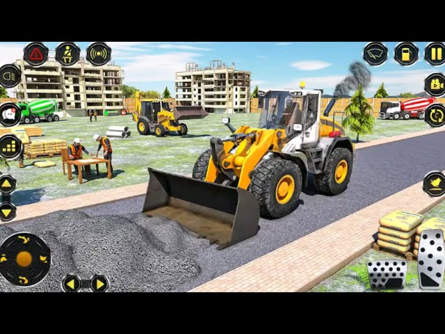 Village Jcb Excavator _Off road construction Games 2023 Android 🚜