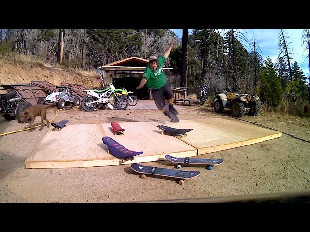 I Built a Skate Park at my Cabin | Johnny Creation