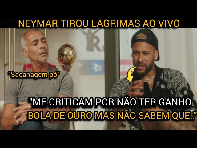 🚨OLHA O FORTE  DESABAFO DE NEYMAR EM ENTREVISTA COM ROMÁRIO HOJE 🔥😰