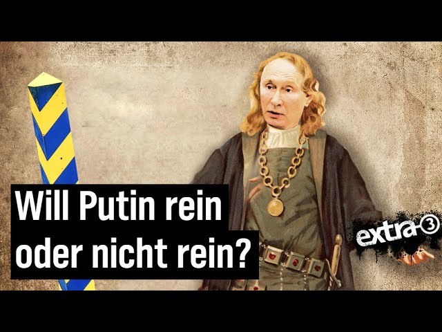 Ukraine-Konflikt: Was will Putin? | extra 3 | NDR