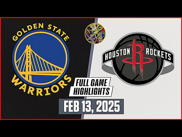 WARRIORS VS ROCKETS (OT) | February 13, 2025 | NBA Full Game Highlights | rockets vs warriors | 2K25