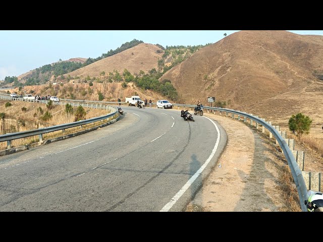 Shillong To Nongstoin Amazing Ride's With The Unique Rider's Official | Sport Bikes Knee Drag😱