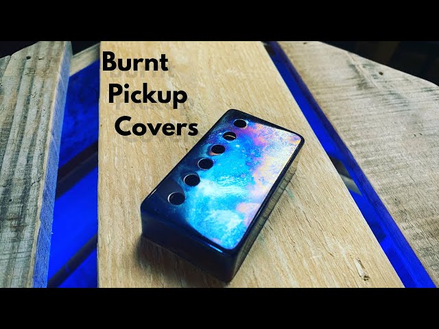 How to make burnt chrome humbucker covers