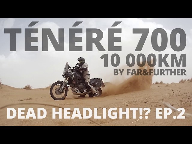 Yamaha Ténéré 700 10k: Dead / broken headlight!? Ep. 2: some light