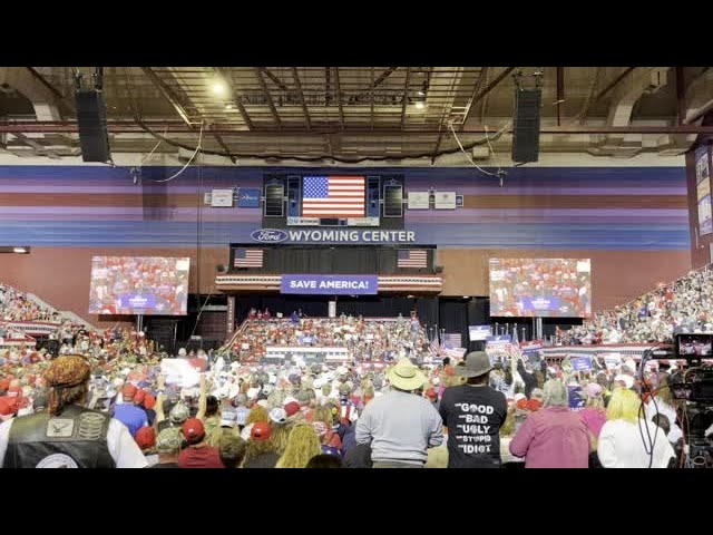 Hageman addressed crowd at Ford Wyoming Center in Casper