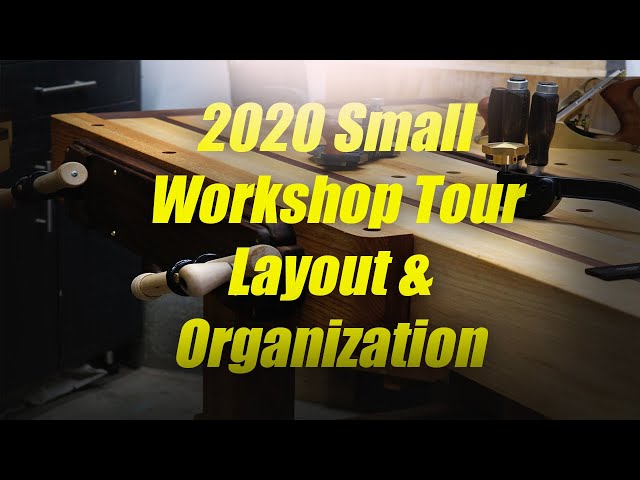 2020 One Car Garage Small Workshop or Woodshop Tour - 7 Principals of Layout and Organization