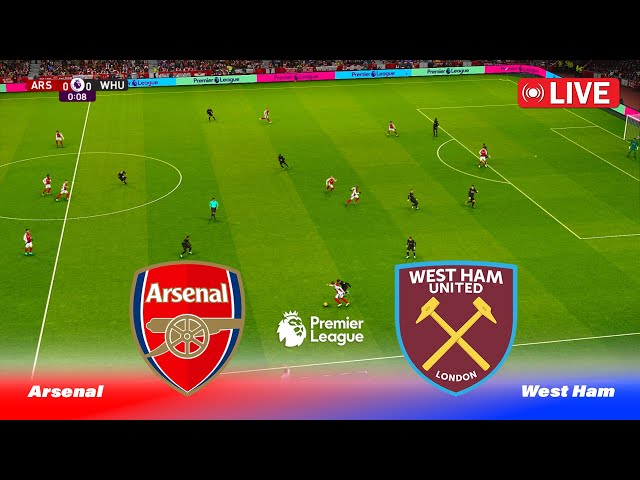 🔴LIVE : ARSENAL vs WEST HAM UNITED - English Premier League 2025 | Full Match | PES 21 Simulation