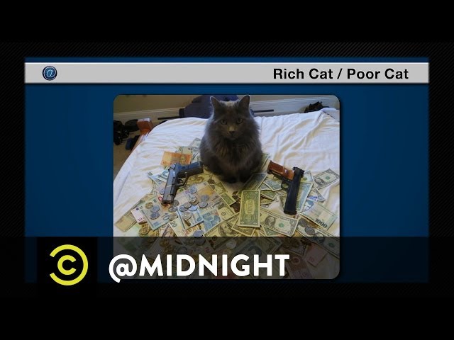 Patton Oswalt, Nikki Glaser, Matt Braunger - Rich Cat/Poor Cat - @midnight with Chris Hardwick