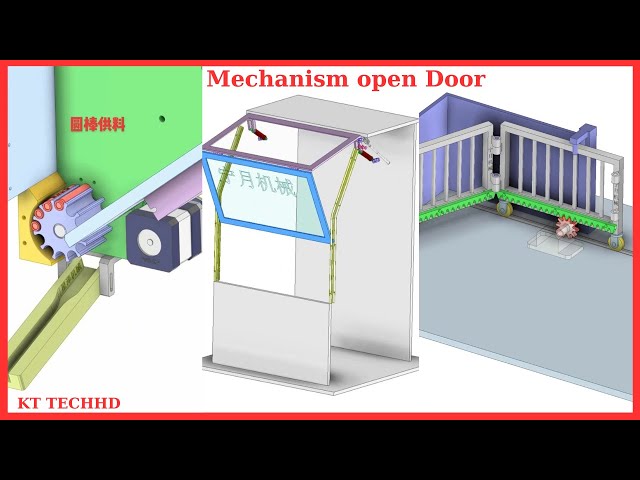 Mechanism Open Door //Mechanical Engineering Knowledge