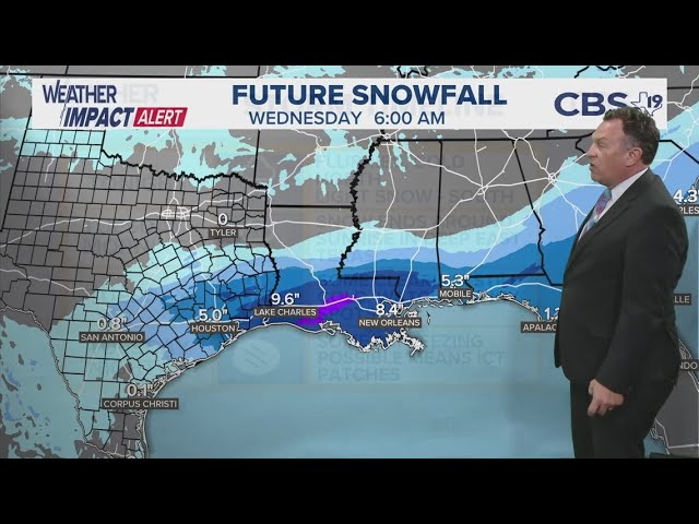 WATCH: CBS19's weather experts break down the latest on the winter storm across East Texas