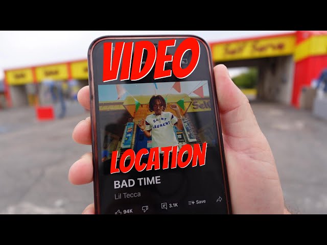 Lil Tecca Bad Time - Video Location