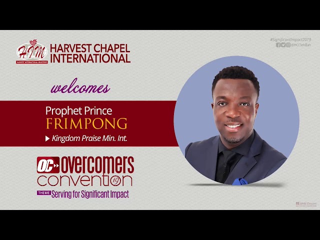 DAY 3 EVENING - HCI OVERCOMERS CONVENTION 2019 WITH PROPHET PRINCE FRIMPONG –29-11-2019