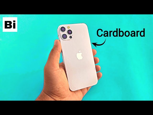 Diy iPhone 12 Pro from Cardboard