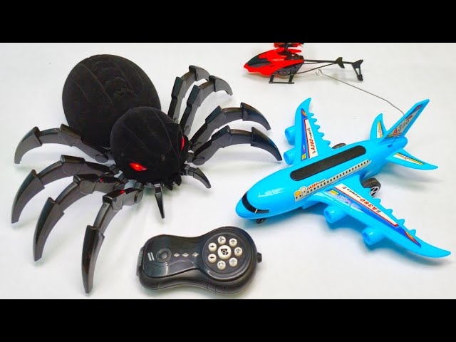 Radio Control Airplane A380 and Remote Control Rc Spider Unboxing, helicopter, aeroplane, Rc Spider