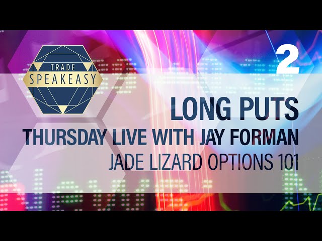 2 - Long Puts - Thursday with Jay Forman - Trade Speakeasy Live - Jade Lizard Options 101