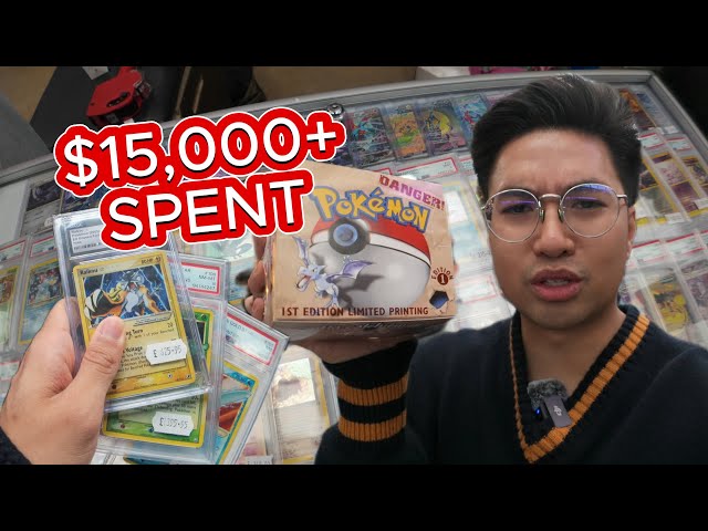 I Spent $15,000 at a Pokemon Card Convention in ONE DAY *Buyer POV*