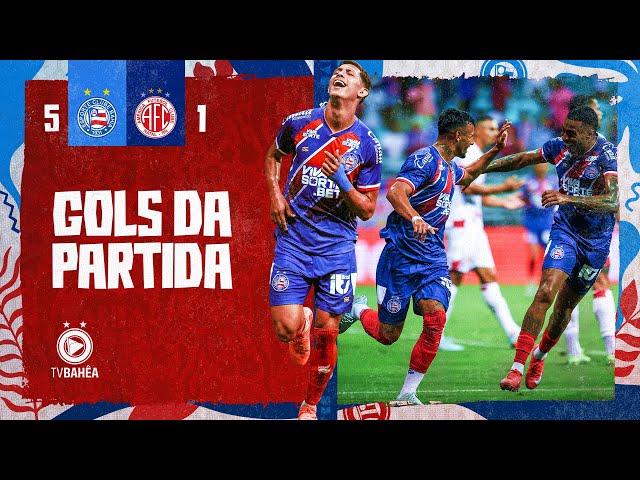 BAHIA 5 x 1 AMÉRICA/RN - GOLS - COPA DO NORDESTE (12/02/25)