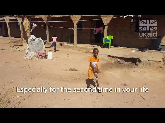 People walking again in The Gambia, thanks to UK aid