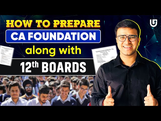 How to Do CA Foundation Studies Along with 12th Boards?| CA Foundation May 2025 | CA Indresh Gandhi