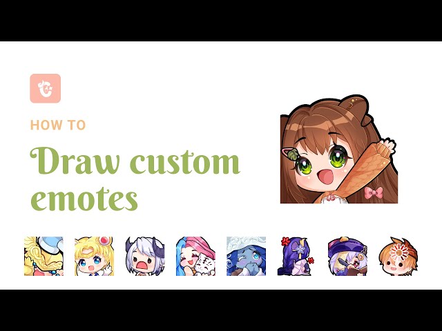 How To Draw Custom Emotes For Twitch, Youtube or Discord ✧ Clip Studio Paint Tutorial for Beginners