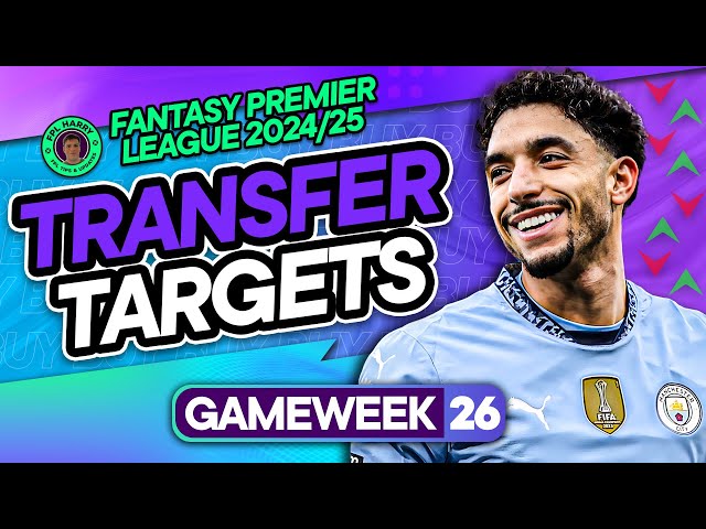 MY FPL GW26 TRANSFER TARGETS ♻️ Best GW26 Assistant Manager? 🧑‍✈️ | Fantasy Premier League 2024/25