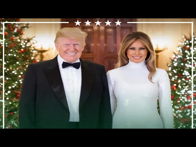 Trump keeps it merry and bright with recycled Xmas photo and simple wish