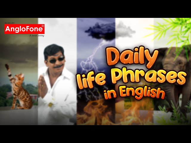 Daily Life ENGLISH |📱+91 8056821723 | Spoken English in Tamil